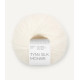 Tynn Silk Mohair - Vit - 1001