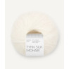 Tynn Silk Mohair - Vit - 1001
