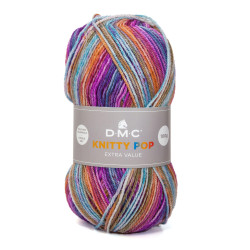 Knitty Pop - Lila-Orange-Blå - 477