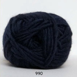 Natur Uld - Marinblå - 990