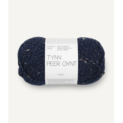 Tynn Peer Gynt - Marinblå Tweed - 5585