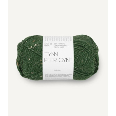 Tynn Peer Gynt - Skogsgrön Tweed - 8085