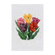 Tavla med tulpaner