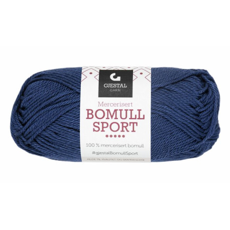 Bomull Sport - Marinblå - 307