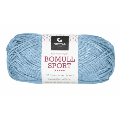 Bomull Sport - Ljusblå - 340