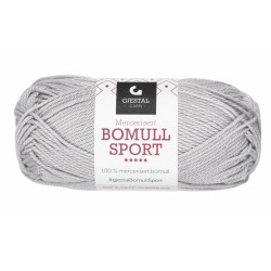 Bomull Sport - Ljusgrå - 381
