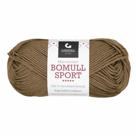 Bomull Sport - Gyllenbrun - 392