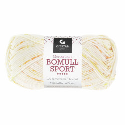 Bomull Sport - Gul-Orange Print - 394