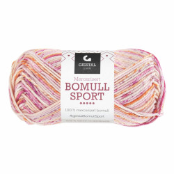 Bomull Sport - Cerise-Orange Print - 395