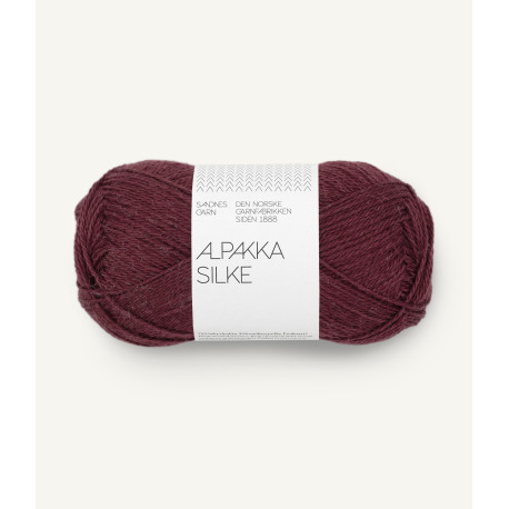 Alpakka Silke - Burgundy - 4372