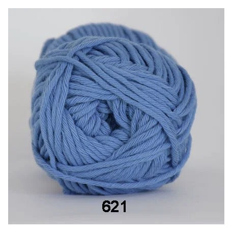 Cotton 8/8 - Himmelsblå - 621
