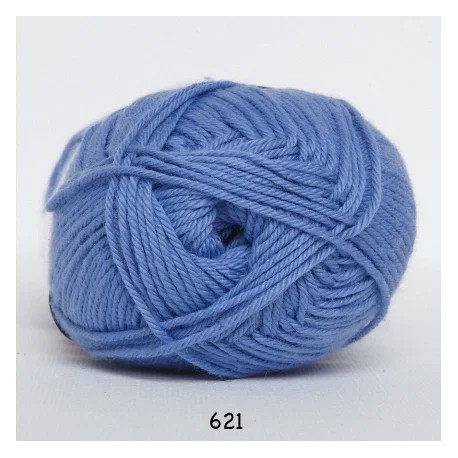Cotton nr. 8 - Blå - 621