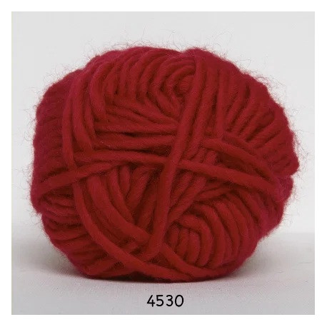 Natur Uld - Röd - 4530