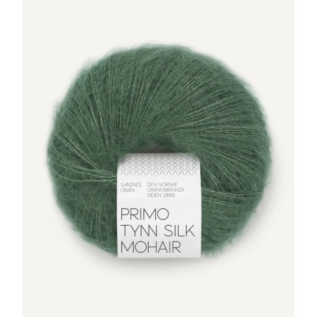 Primo Tynn Silk Mohair - Elm Green - 8073