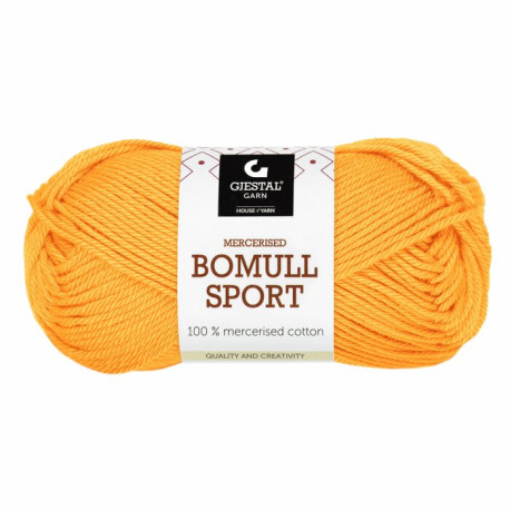 Bomull Sport - Solgul - 405