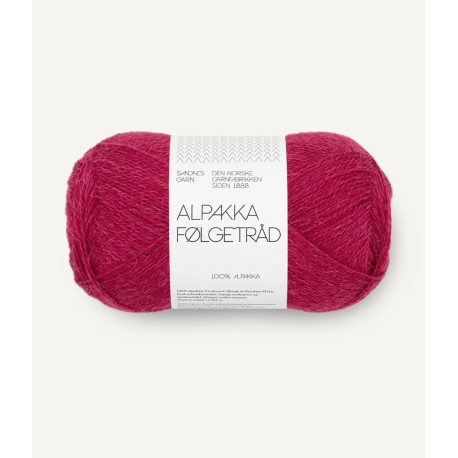 Alpakka Følgetråd - Rumba Red - 4255