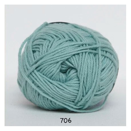 Cotton nr. 8 - Mintgrön - 706