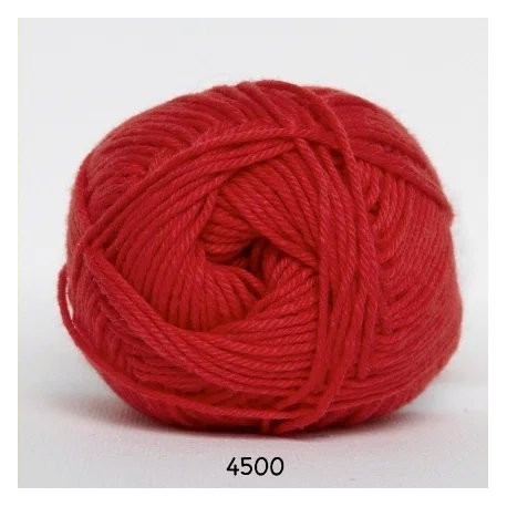 Cotton nr. 8 - Röd - 4500