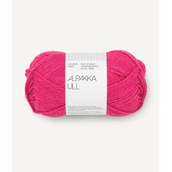 Alpakka Ull - Hot Pink - 4518