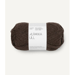 Alpakka Ull - Espresso - 2382